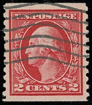 Costs of US Stamps Scott Catalogue 444 - 1914 2c Washington Coil Perf 10 Vertically. H.R. Harmer, Jun 2013, Sale 3003, Lot 1309