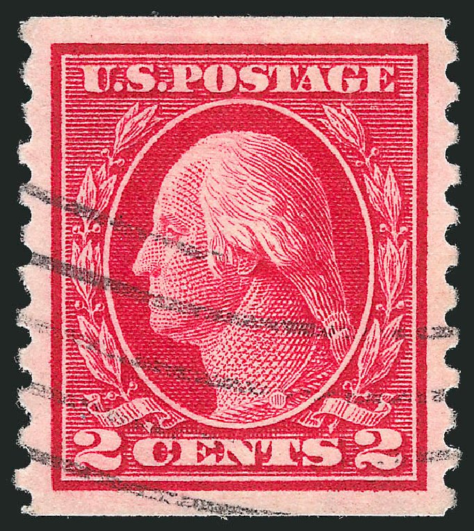 Prices of US Stamps Scott Cat. # 444 - 2c 1914 Washington Coil Perf 10 Vertically. Robert Siegel Auction Galleries, Oct 2012, Sale 1032, Lot 3542