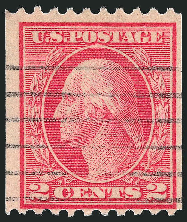 Prices of US Stamps Scott #449 - 2c 1915 Washington Coil Perf 10 Horizontally. Robert Siegel Auction Galleries, Dec 2009, Sale 982, Lot 5840