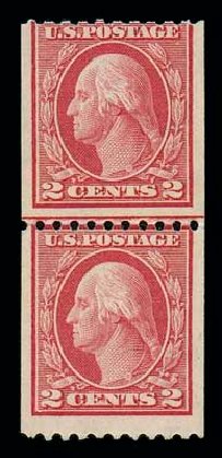 Prices of US Stamps Scott Catalog #449: 2c 1915 Washington Coil Perf 10 Horizontally. Matthew Bennett International, Dec 2007, Sale 325, Lot 2091