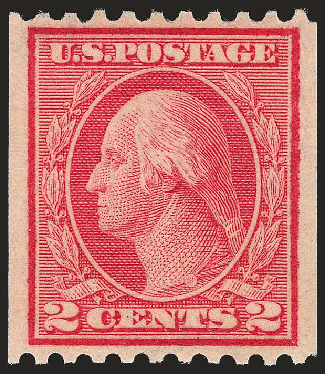 Price of US Stamp Scott Catalogue #449: 2c 1915 Washington Coil Perf 10 Horizontally. Robert Siegel Auction Galleries, Dec 2008, Sale 967, Lot 4791