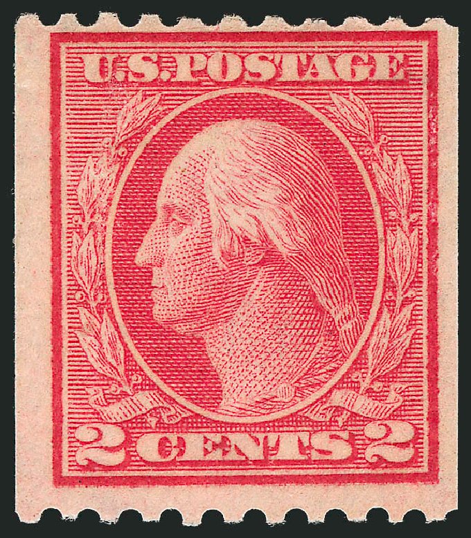 Cost of US Stamps Scott Catalogue # 449: 2c 1915 Washington Coil Perf 10 Horizontally. Robert Siegel Auction Galleries, Nov 2013, Sale 1061, Lot 3924