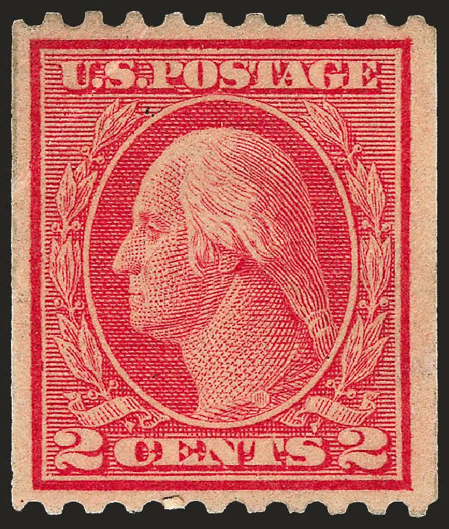 Prices of US Stamps Scott Catalogue # 449 - 1915 2c Washington Coil Perf 10 Horizontally. Robert Siegel Auction Galleries, Sep 2008, Sale 962, Lot 2734