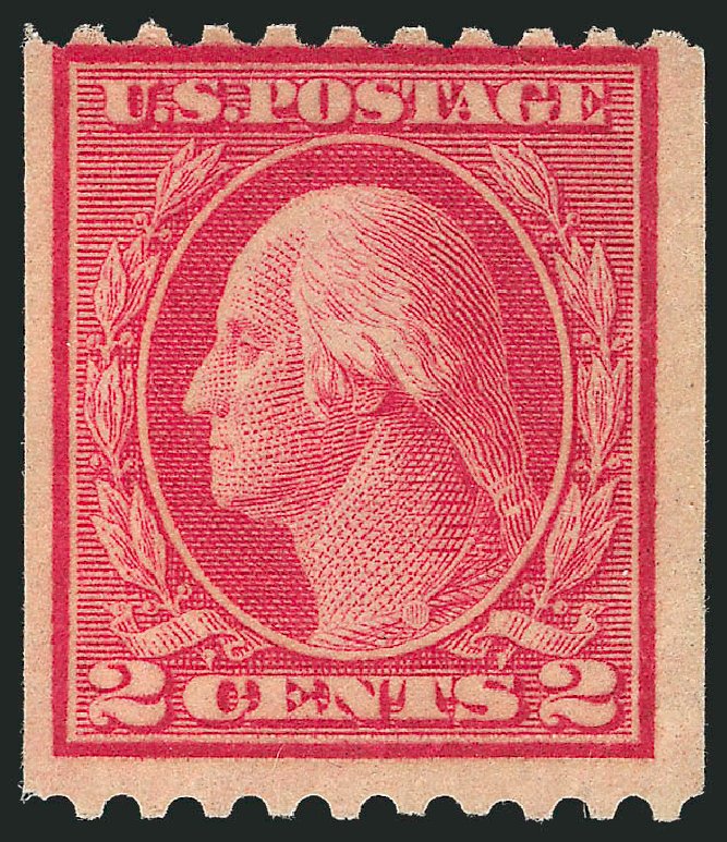 US Stamps Price Scott Catalogue # 449 - 2c 1915 Washington Coil Perf 10 Horizontally. Robert Siegel Auction Galleries, Oct 2011, Sale 1014, Lot 1933