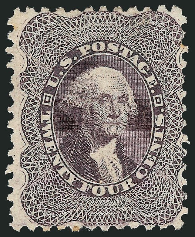 Price of US Stamp Scott Cat. # 45 - 1875 24c Washington Reprint. Robert Siegel Auction Galleries, Oct 2010, Sale 997, Lot 5317