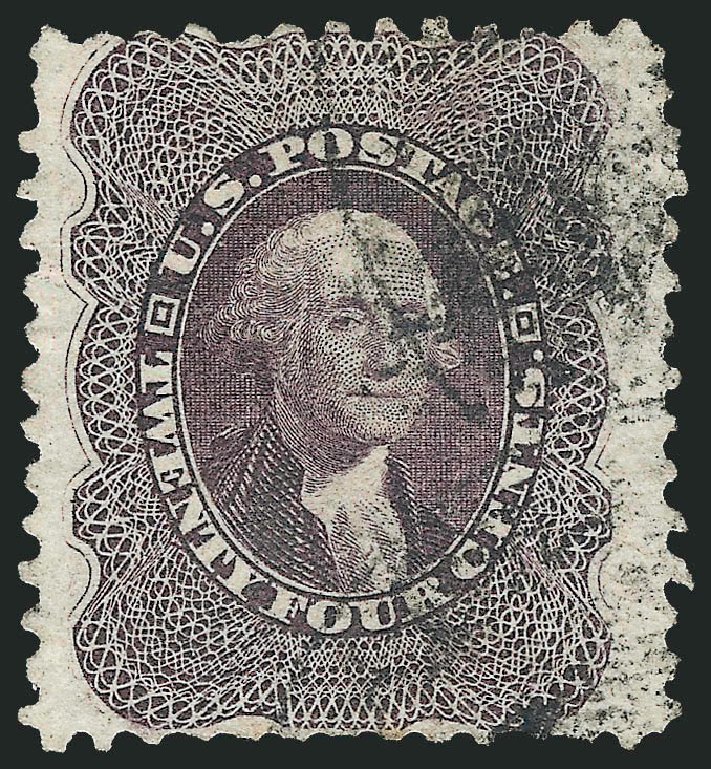 Price of US Stamps Scott Cat. 45 - 1875 24c Washington Reprint. Robert Siegel Auction Galleries, Jun 2012, Sale 1024, Lot 88
