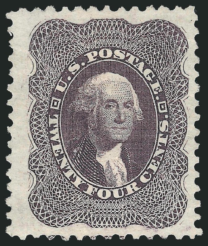 Prices of US Stamps Scott 45: 1875 24c Washington Reprint. Robert Siegel Auction Galleries, Jun 2009, Sale 975, Lot 1238