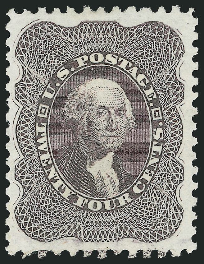 Costs of US Stamps Scott #45 - 1875 24c Washington Reprint. Robert Siegel Auction Galleries, Dec 2013, Sale 1062, Lot 169