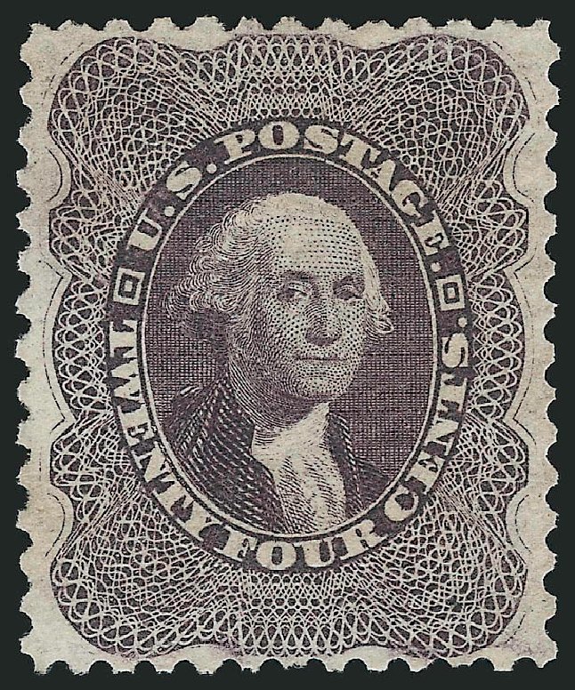 Price of US Stamps Scott Cat. 45: 24c 1875 Washington Reprint. Robert Siegel Auction Galleries, Mar 2014, Sale 1067, Lot 1000