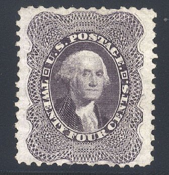 Costs of US Stamps Scott Cat. # 45 - 24c 1875 Washington Reprint. Cherrystone Auctions, Jan 2009, Sale 200901, Lot 71