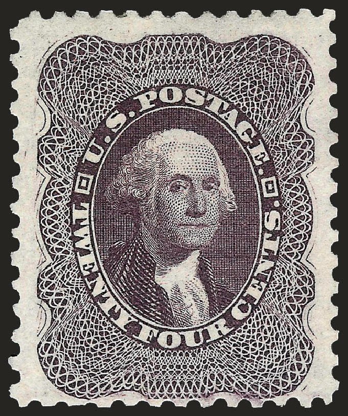 Price of US Stamp Scott Catalogue # 45: 1875 24c Washington Reprint. Robert Siegel Auction Galleries, Sep 2008, Sale 962, Lot 2311