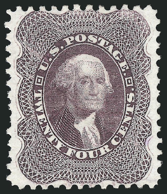 Price of US Stamp Scott Cat. #45 - 24c 1875 Washington Reprint. Robert Siegel Auction Galleries, Dec 2012, Sale 1037, Lot 1524
