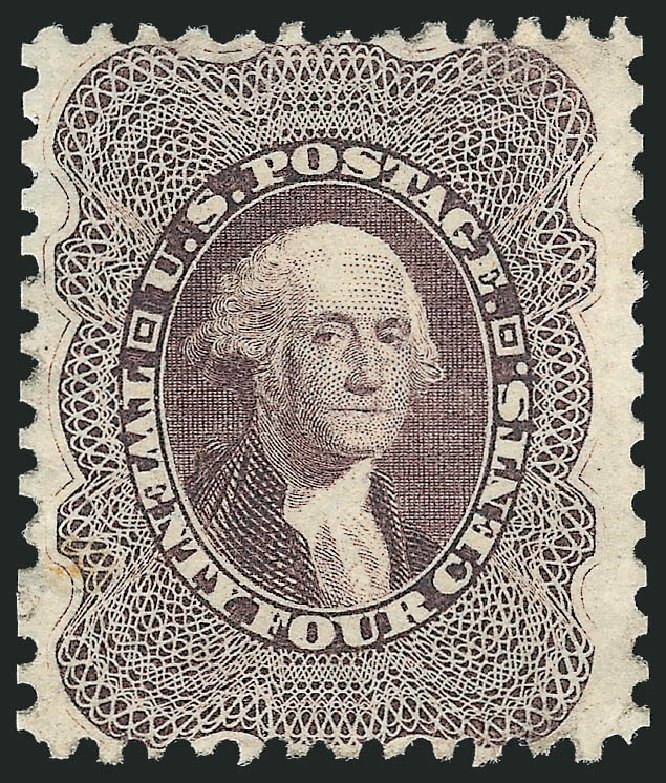 US Stamp Price Scott # 45: 24c 1875 Washington Reprint. Robert Siegel Auction Galleries, Dec 2012, Sale 1037, Lot 1525