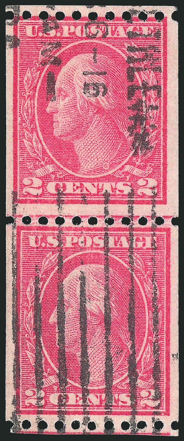 Price of US Stamp Scott Catalogue 450: 2c 1915 Washington Coil Perf 10 Horizontally. Robert Siegel Auction Galleries, Feb 2015, Sale 1093, Lot 351