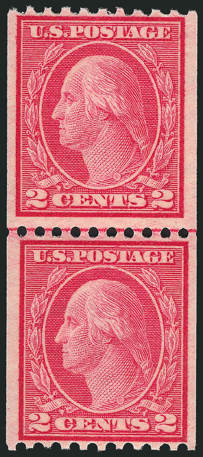 Price of US Stamps Scott Catalog # 450: 2c 1915 Washington Coil Perf 10 Horizontally. Robert Siegel Auction Galleries, Oct 2008, Sale 963, Lot 991