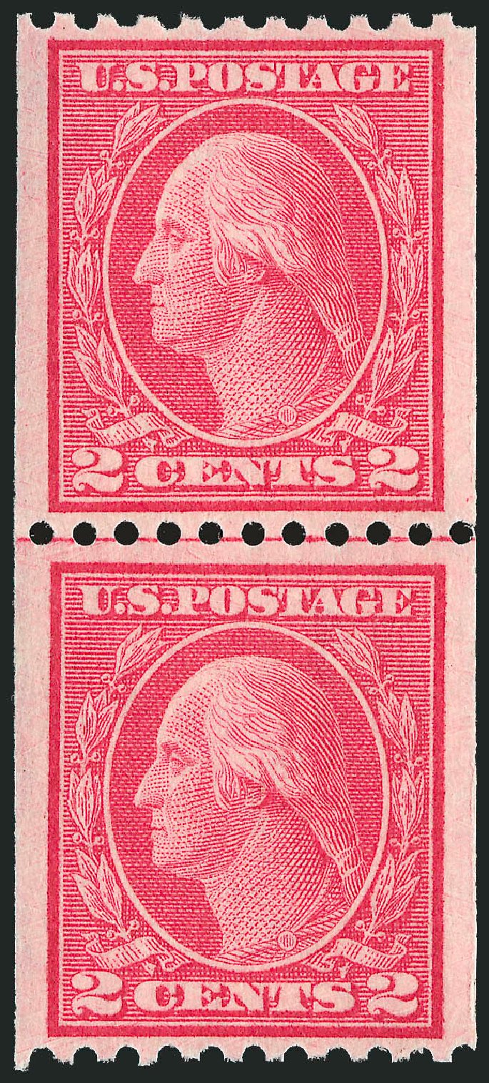 Cost of US Stamp Scott # 450: 2c 1915 Washington Coil Perf 10 Horizontally. Robert Siegel Auction Galleries, Dec 2013, Sale 1062, Lot 642