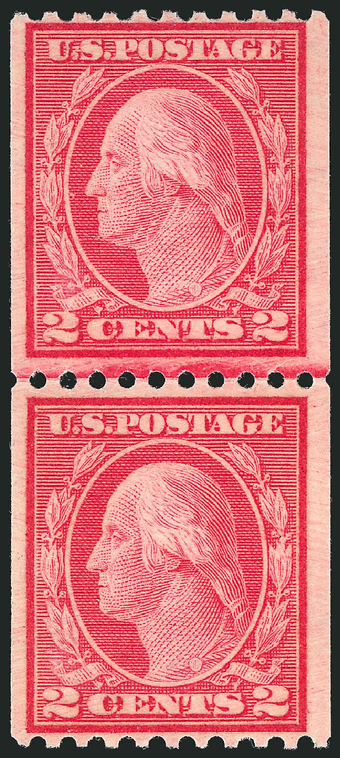 Prices of US Stamp Scott Catalogue # 450: 2c 1915 Washington Coil Perf 10 Horizontally. Robert Siegel Auction Galleries, Dec 2012, Sale 1037, Lot 2063