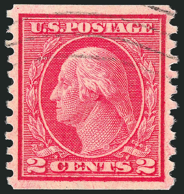 Cost of US Stamps Scott Catalog #453: 1914 2c Washington Coil Perf 10 Vertically. Robert Siegel Auction Galleries, Oct 2012, Sale 1032, Lot 3553