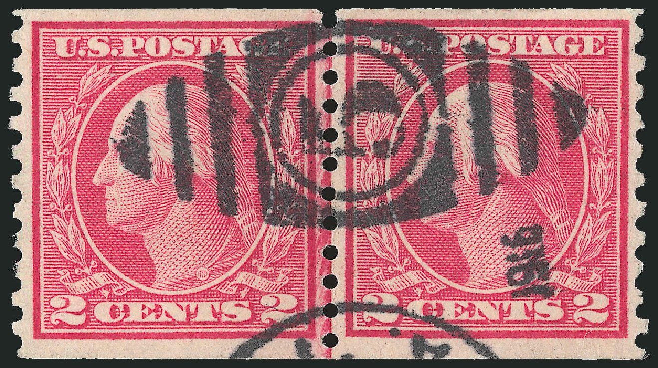 Costs of US Stamps Scott 454: 2c 1915 Washington Coil Perf 10 Vertically. Robert Siegel Auction Galleries, Sep 2012, Sale 1028, Lot 400