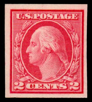 Costs of US Stamp Scott # 459 - 2c 1914 Washington Coil Imperf. Daniel Kelleher Auctions, Dec 2013, Sale 640, Lot 397
