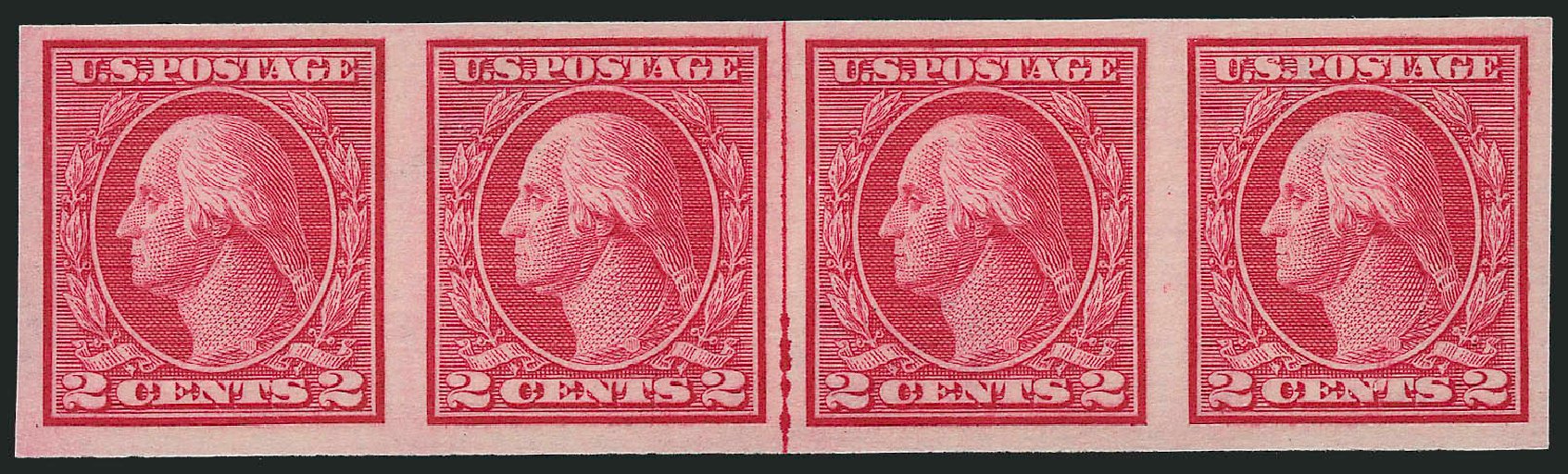 Value of US Stamps Scott Catalogue #459 - 2c 1914 Washington Coil Imperf. Robert Siegel Auction Galleries, Oct 2011, Sale 1014, Lot 1947