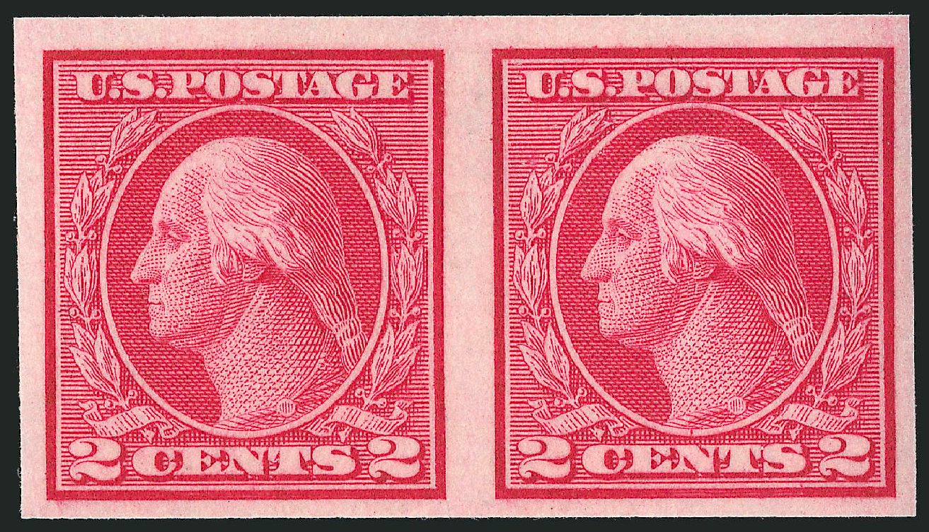 Price of US Stamp Scott Cat. #459 - 2c 1914 Washington Coil Imperf. Robert Siegel Auction Galleries, Nov 2013, Sale 1061, Lot 3938