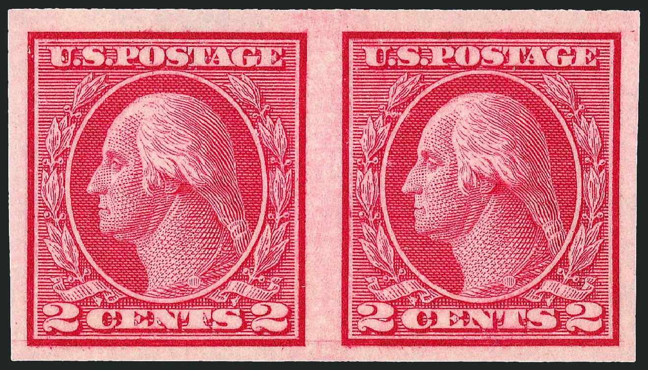 Costs of US Stamp Scott # 459 - 1914 2c Washington Coil Imperf. Robert Siegel Auction Galleries, Dec 2008, Sale 967, Lot 4808