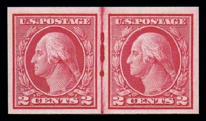 Prices of US Stamp Scott Catalogue # 459: 1914 2c Washington Coil Imperf. Matthew Bennett International, Oct 2007, Sale 322, Lot 2229