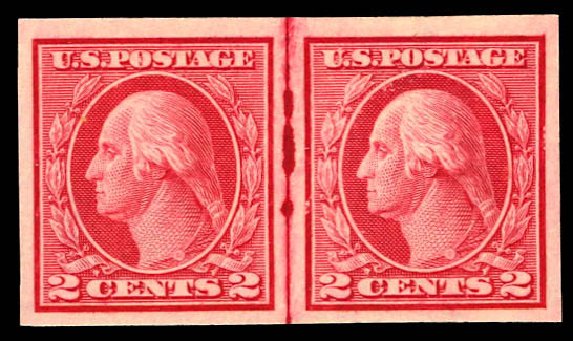 Cost of US Stamp Scott Cat. 459: 1914 2c Washington Coil Imperf. Daniel Kelleher Auctions, Dec 2012, Sale 633, Lot 819