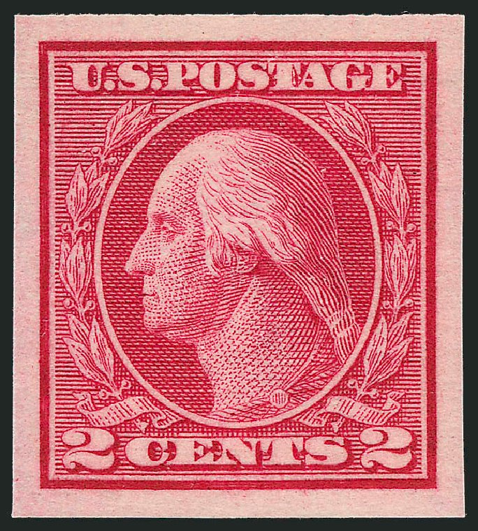 Value of US Stamps Scott Catalog 459: 2c 1914 Washington Coil Imperf. Robert Siegel Auction Galleries, Dec 2013, Sale 1062, Lot 659
