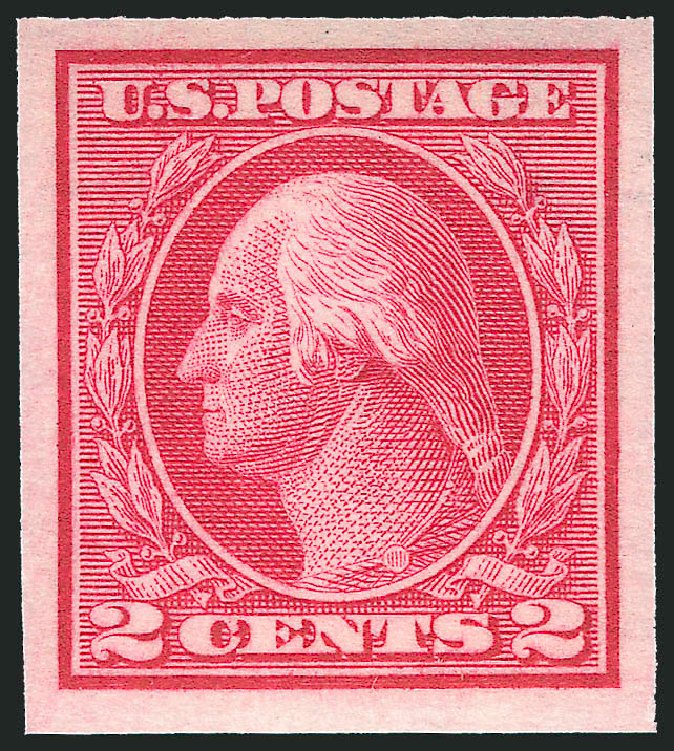 Value of US Stamp Scott Catalogue 459 - 2c 1914 Washington Coil Imperf. Robert Siegel Auction Galleries, Feb 2015, Sale 1092, Lot 1329