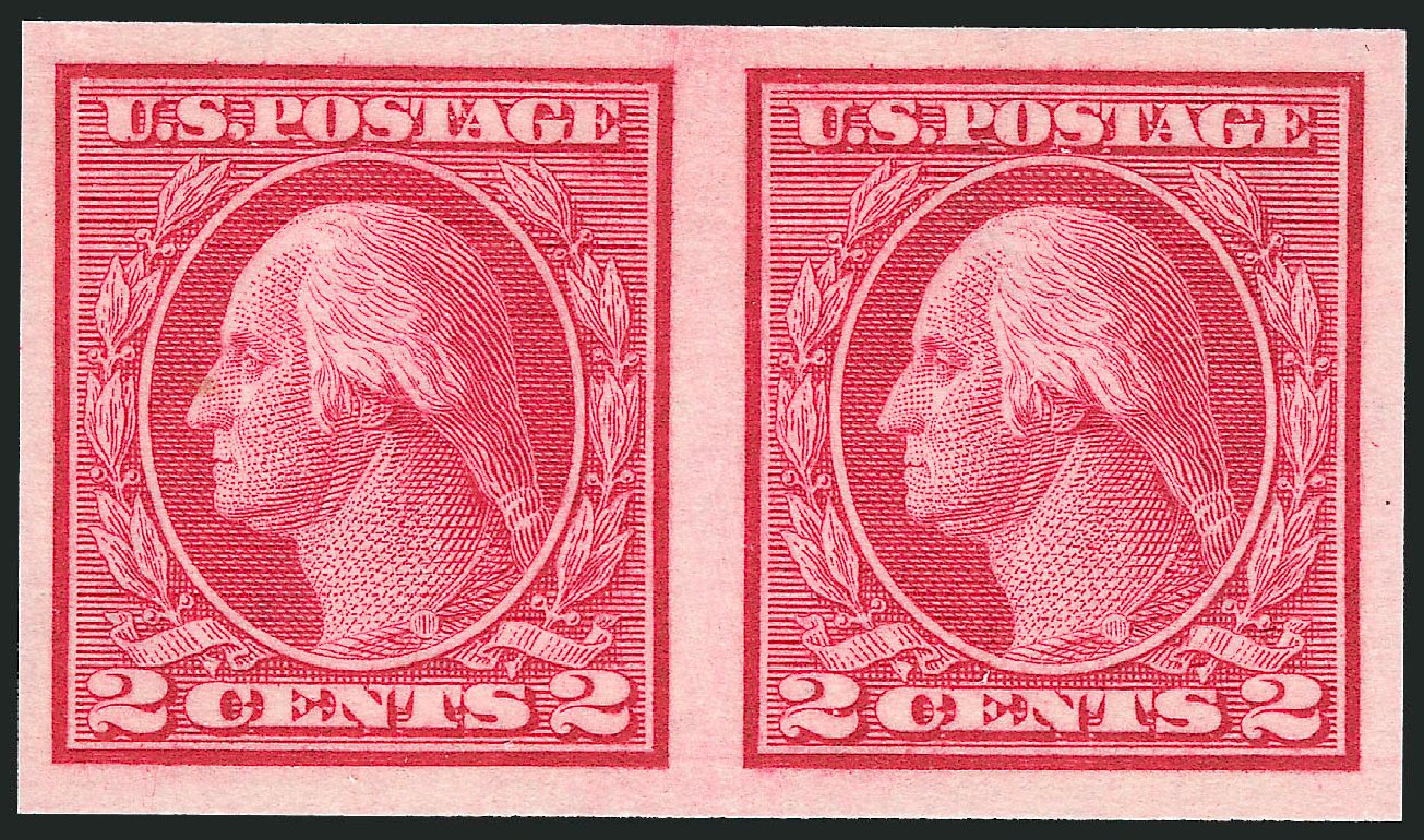 Costs of US Stamps Scott Catalogue 459 - 1914 2c Washington Coil Imperf. Robert Siegel Auction Galleries, Oct 2010, Sale 997, Lot 6019
