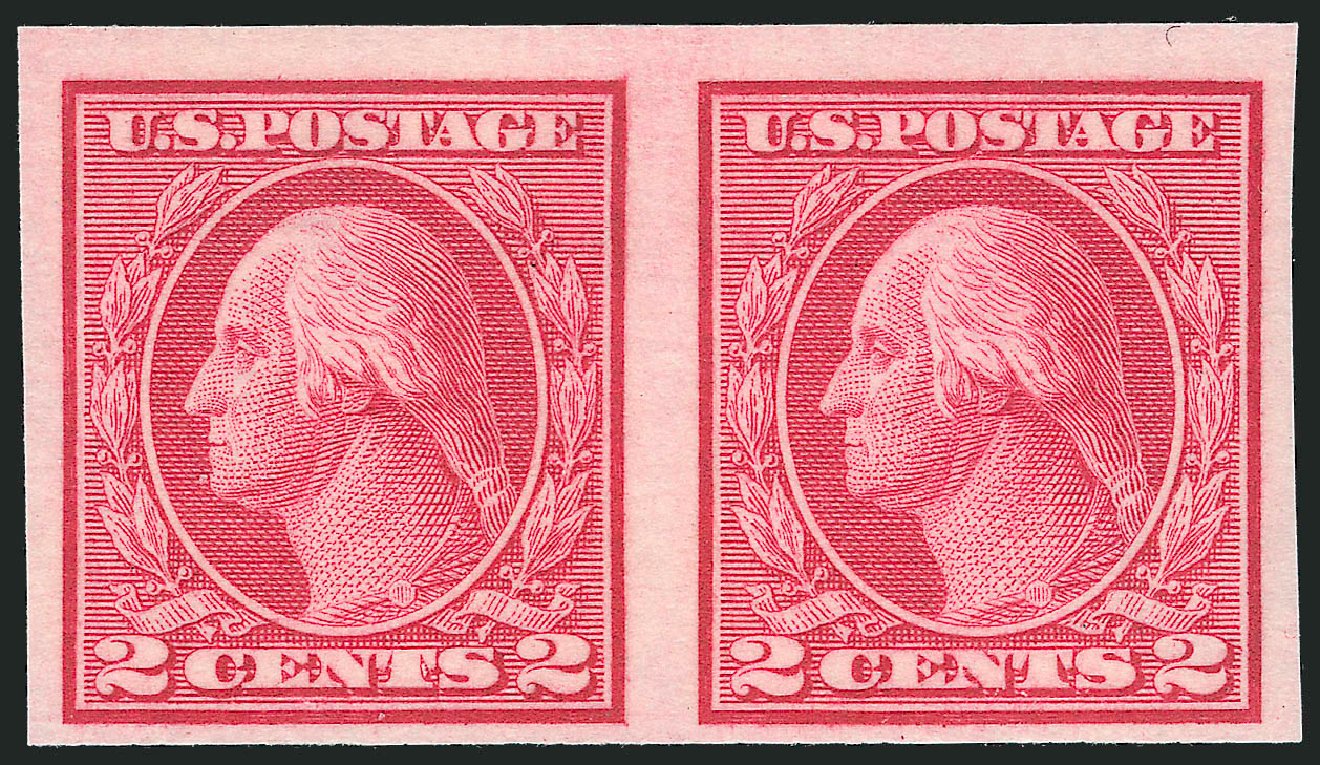 US Stamp Price Scott Cat. #459: 2c 1914 Washington Coil Imperf. Robert Siegel Auction Galleries, Mar 2011, Sale 1007, Lot 2750