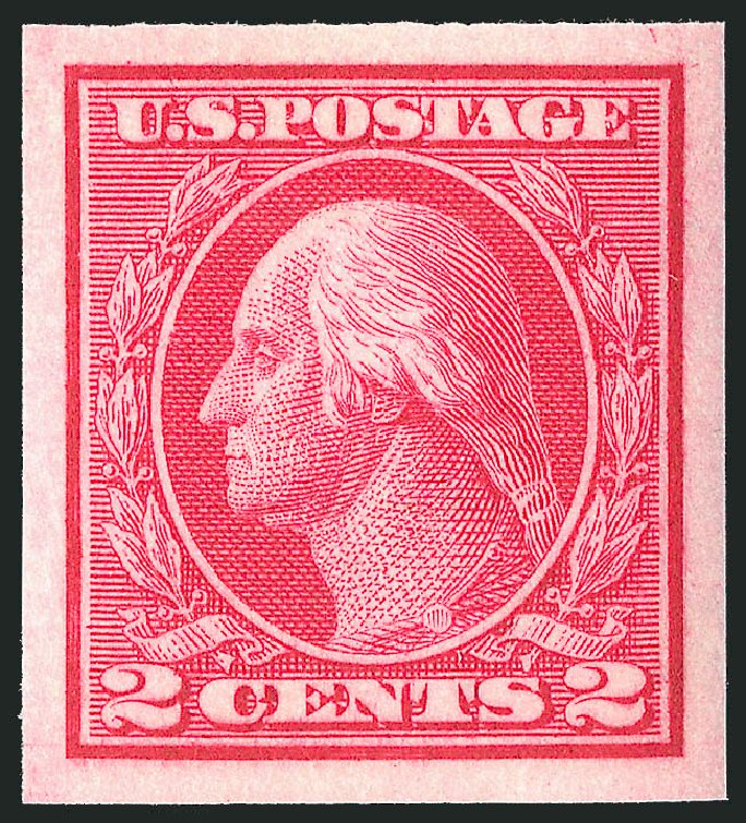 Price of US Stamp Scott #459 - 1914 2c Washington Coil Imperf. Robert Siegel Auction Galleries, Nov 2013, Sale 1061, Lot 3940