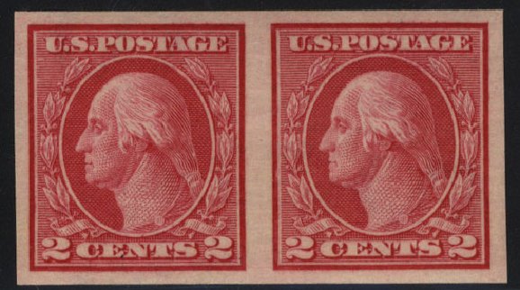 Prices of US Stamp Scott # 459 - 2c 1914 Washington Coil Imperf. Cherrystone Auctions, Jun 2012, Sale 201206, Lot 124