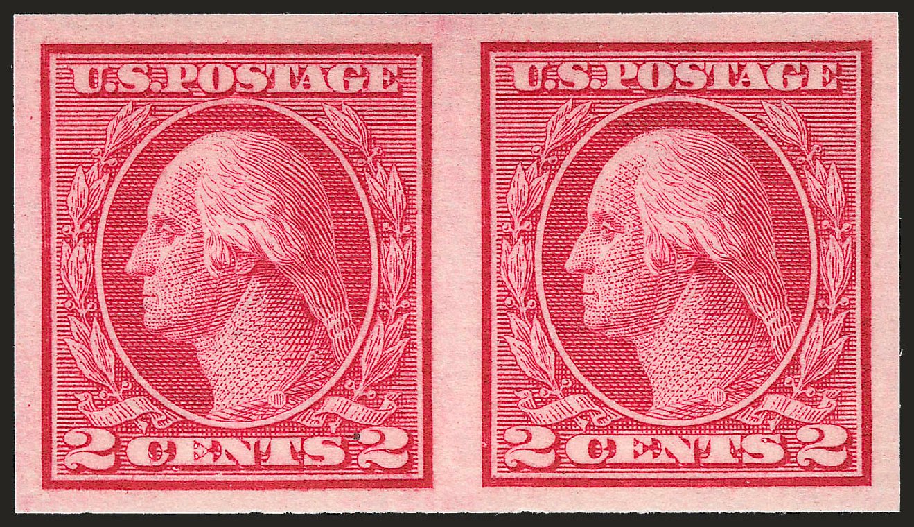 Costs of US Stamp Scott Catalog 459: 1914 2c Washington Coil Imperf. Robert Siegel Auction Galleries, Dec 2009, Sale 982, Lot 5855