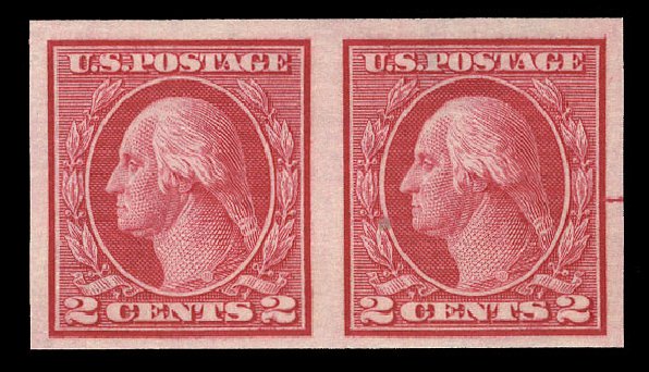 Price of US Stamp Scott Catalogue 459: 2c 1914 Washington Coil Imperf. Cherrystone Auctions, Mar 2009, Sale 200903, Lot 222