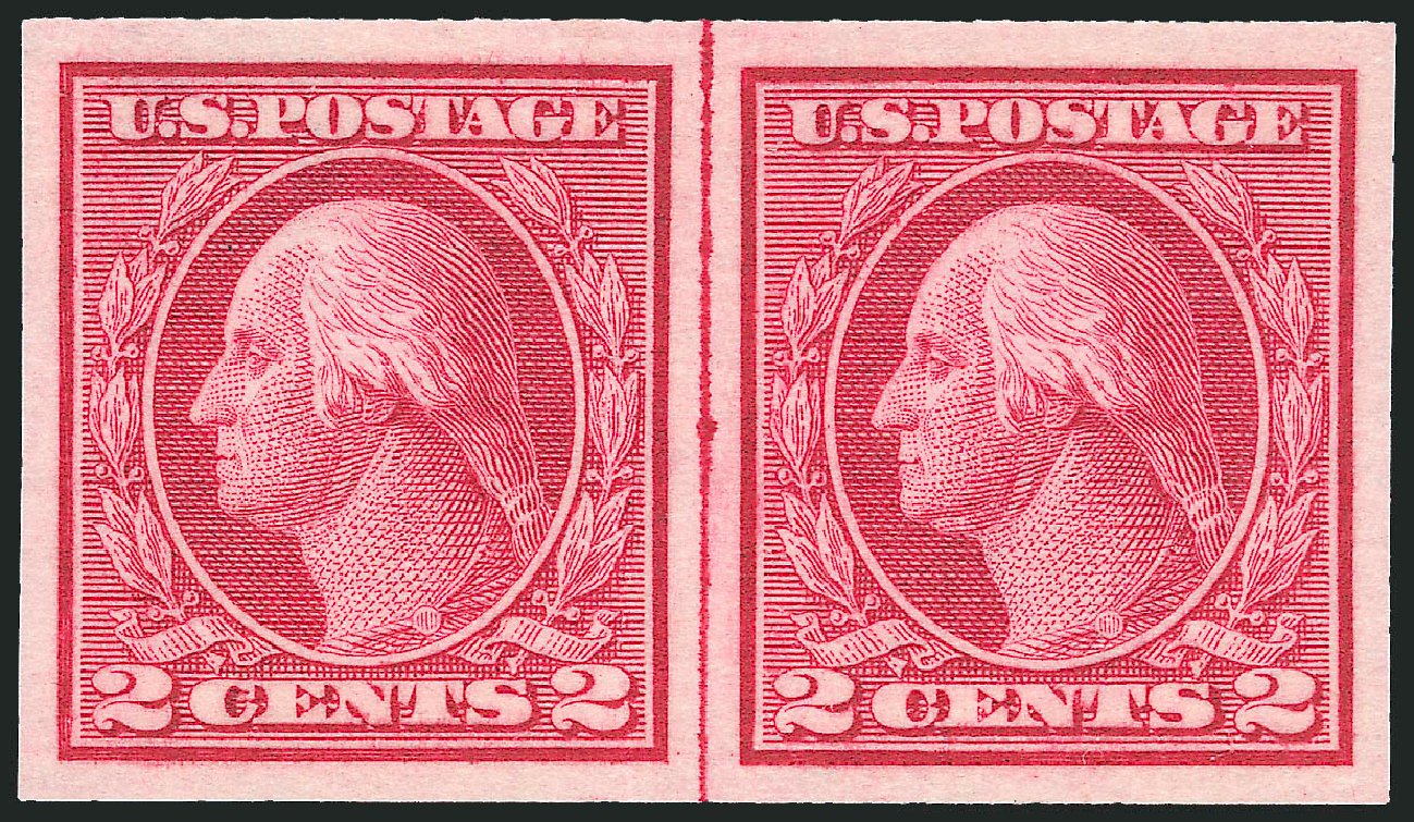 US Stamps Price Scott Catalog 459: 1914 2c Washington Coil Imperf. Robert Siegel Auction Galleries, Dec 2009, Sale 982, Lot 5852