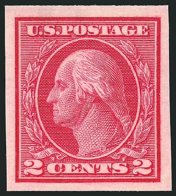 Cost of US Stamps Scott Catalogue # 459: 2c 1914 Washington Coil Imperf. Robert Siegel Auction Galleries, Dec 2011, Sale 1017, Lot 823