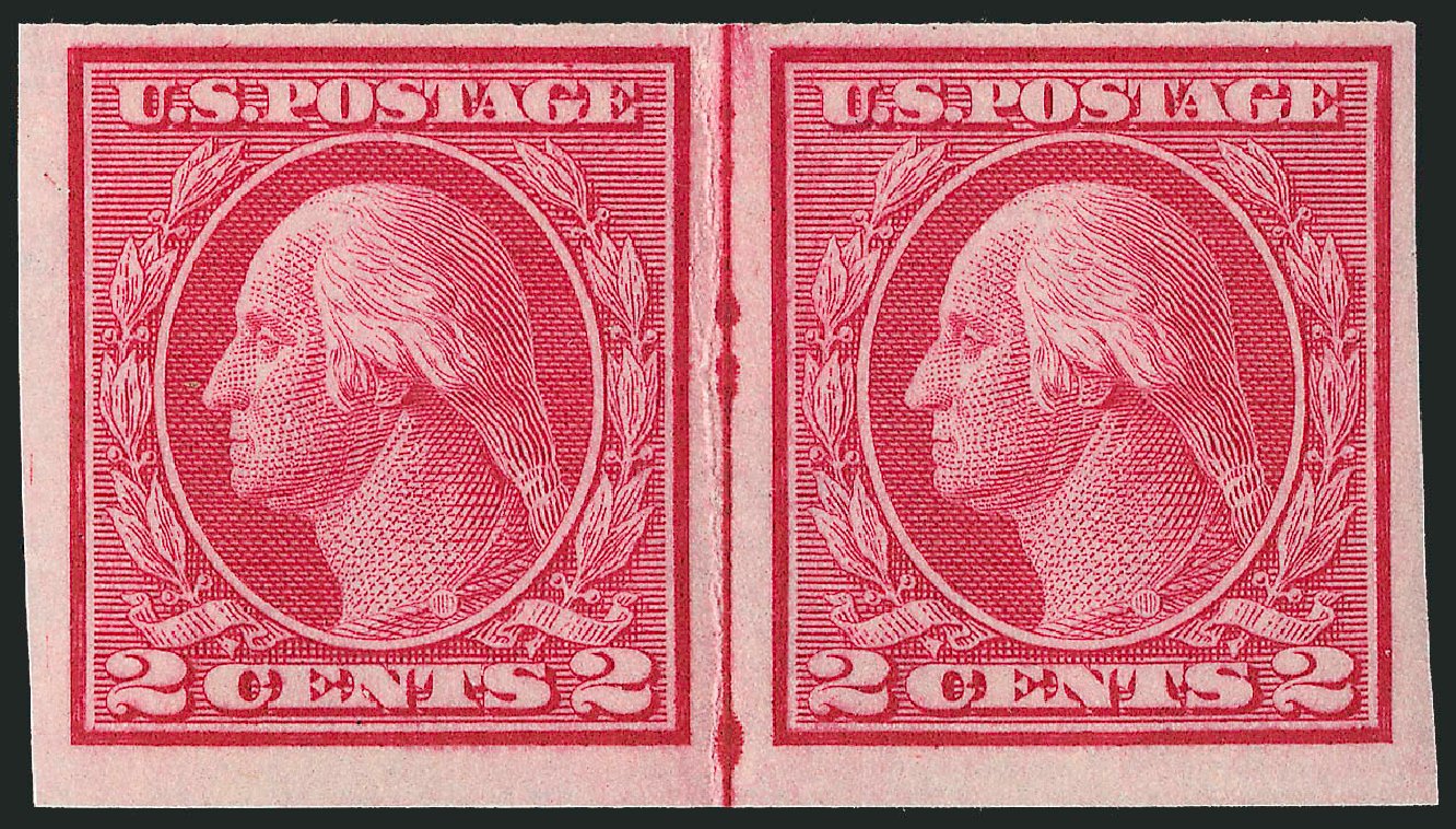 Cost of US Stamp Scott # 459: 2c 1914 Washington Coil Imperf. Robert Siegel Auction Galleries, Sep 2009, Sale 976, Lot 2043