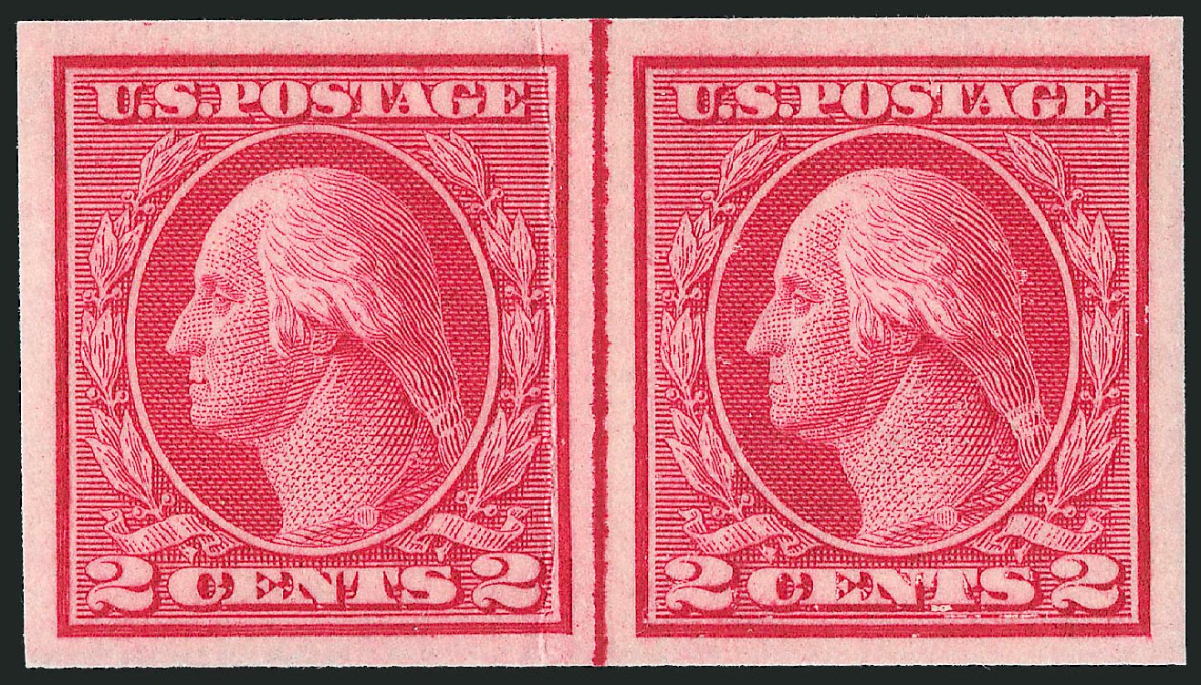 Cost of US Stamp Scott Cat. #459: 2c 1914 Washington Coil Imperf. Robert Siegel Auction Galleries, Oct 2011, Sale 1013, Lot 436