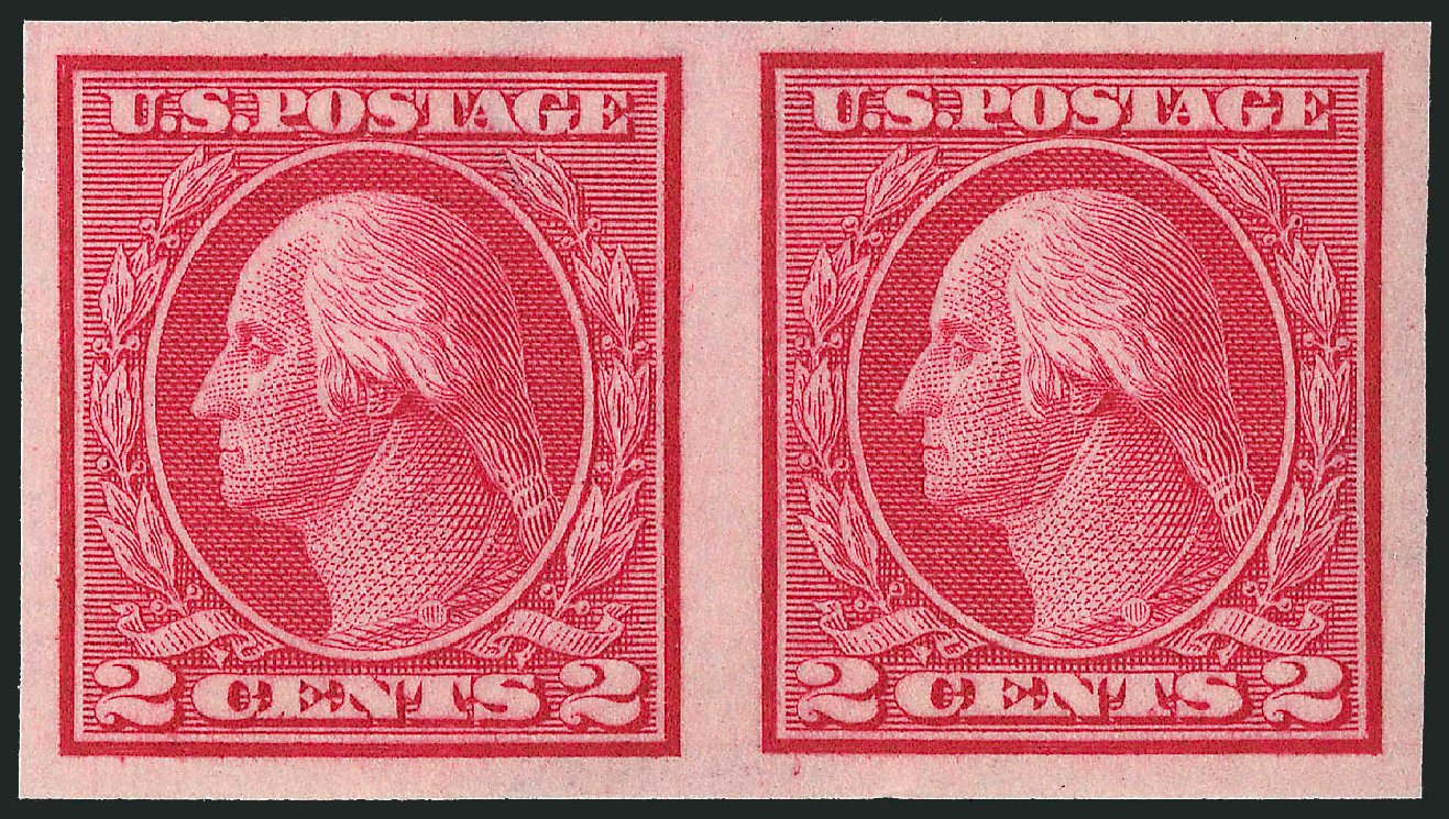 Costs of US Stamp Scott Catalog # 459 - 2c 1914 Washington Coil Imperf. Robert Siegel Auction Galleries, Sep 2009, Sale 976, Lot 2046