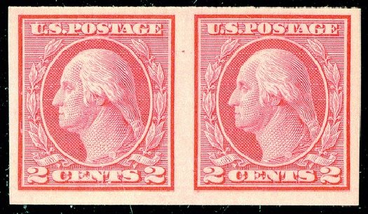 Prices of US Stamps Scott Catalog #459: 1914 2c Washington Coil Imperf. Spink Shreves Galleries, May 2014, Sale 148, Lot 316