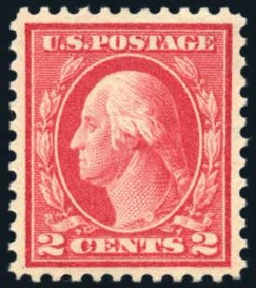 Cost of US Stamps Scott Catalog 461 - 2c 1915 Washington Perf 11. Harmer-Schau Auction Galleries, Jun 2008, Sale 78, Lot 1578