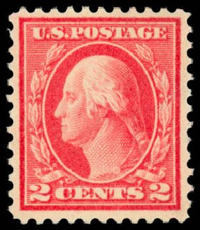 Prices of US Stamps Scott Cat. #461 - 1915 2c Washington Perf 11. Daniel Kelleher Auctions, Mar 2014, Sale 648, Lot 2178