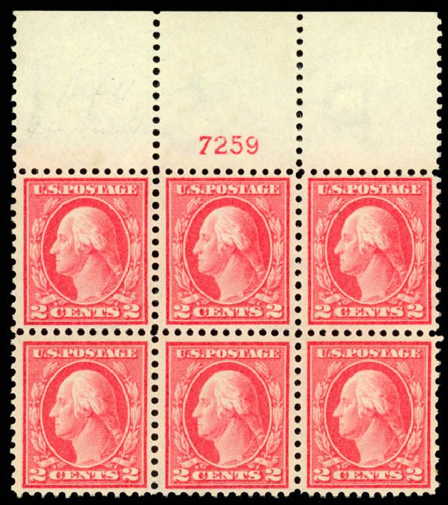 Value of US Stamps Scott Catalog 461: 1915 2c Washington Perf 11. Daniel Kelleher Auctions, Sep 2014, Sale 655, Lot 689