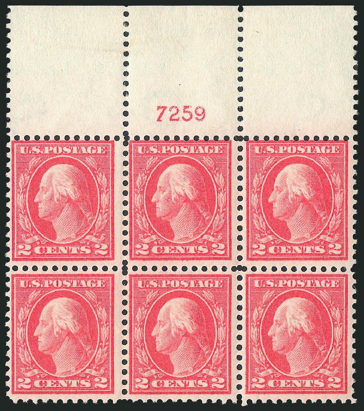 Costs of US Stamp Scott 461 - 2c 1915 Washington Perf 11. Robert Siegel Auction Galleries, Mar 2014, Sale 1067, Lot 1549