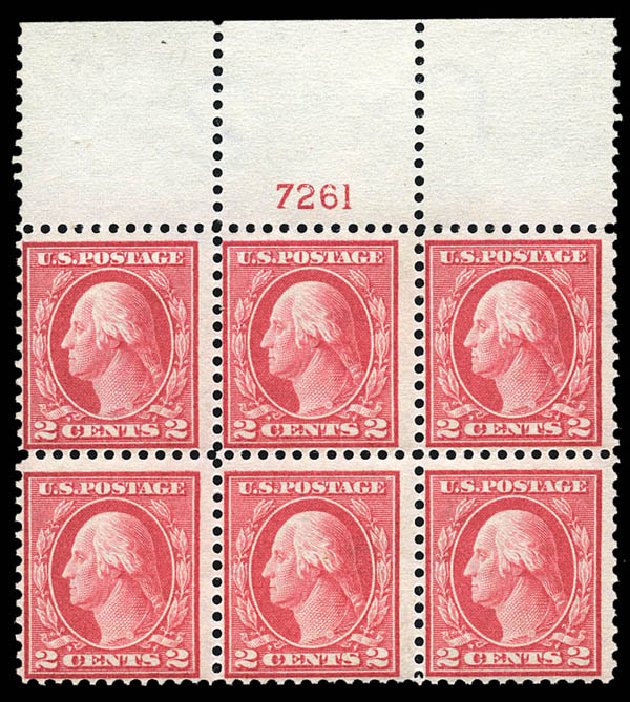 Cost of US Stamps Scott #461 - 1915 2c Washington Perf 11. Matthew Bennett International, May 2014, Sale 350, Lot 611