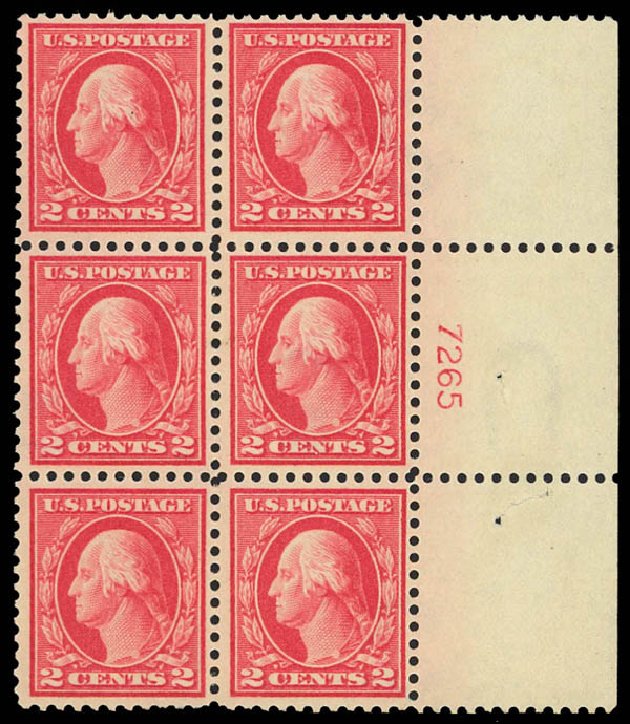 Prices of US Stamps Scott #461: 1915 2c Washington Perf 11. Daniel Kelleher Auctions, Apr 2012, Sale 629, Lot 351