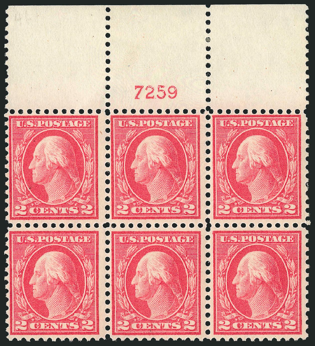 Prices of US Stamp Scott Catalog #461: 2c 1915 Washington Perf 11. Robert Siegel Auction Galleries, Sep 2014, Sale 1078, Lot 544